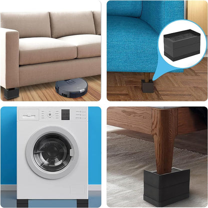 4Pcs Furniture Risers 7.5cm - salelink.co.nz
