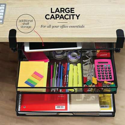 Under Desk Drawer Organizer