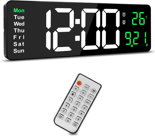 Large Digital Wall Clock