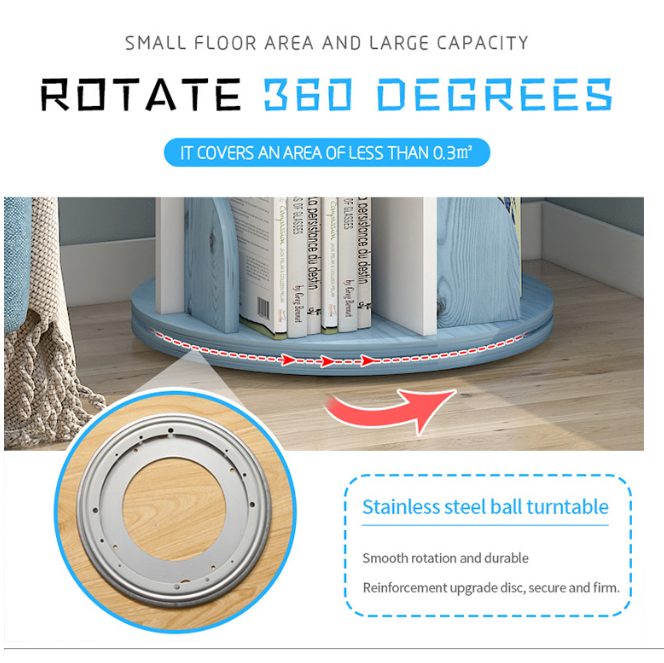 4 Tier Kids Bookshelf