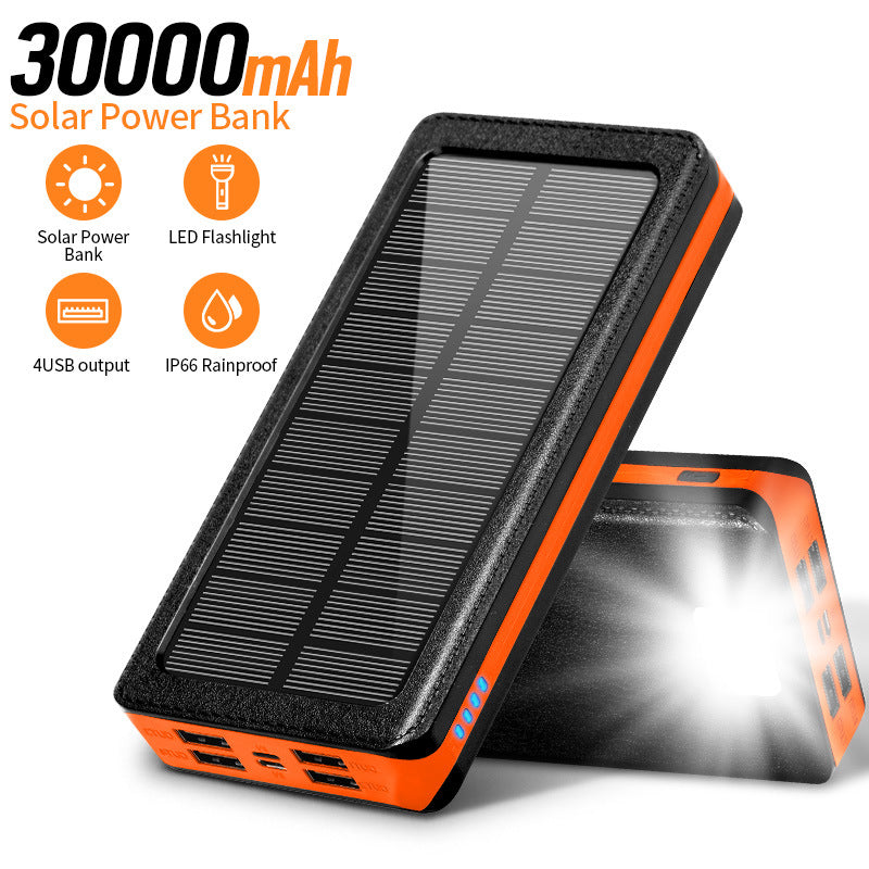 30000mAh Solar Power Bank