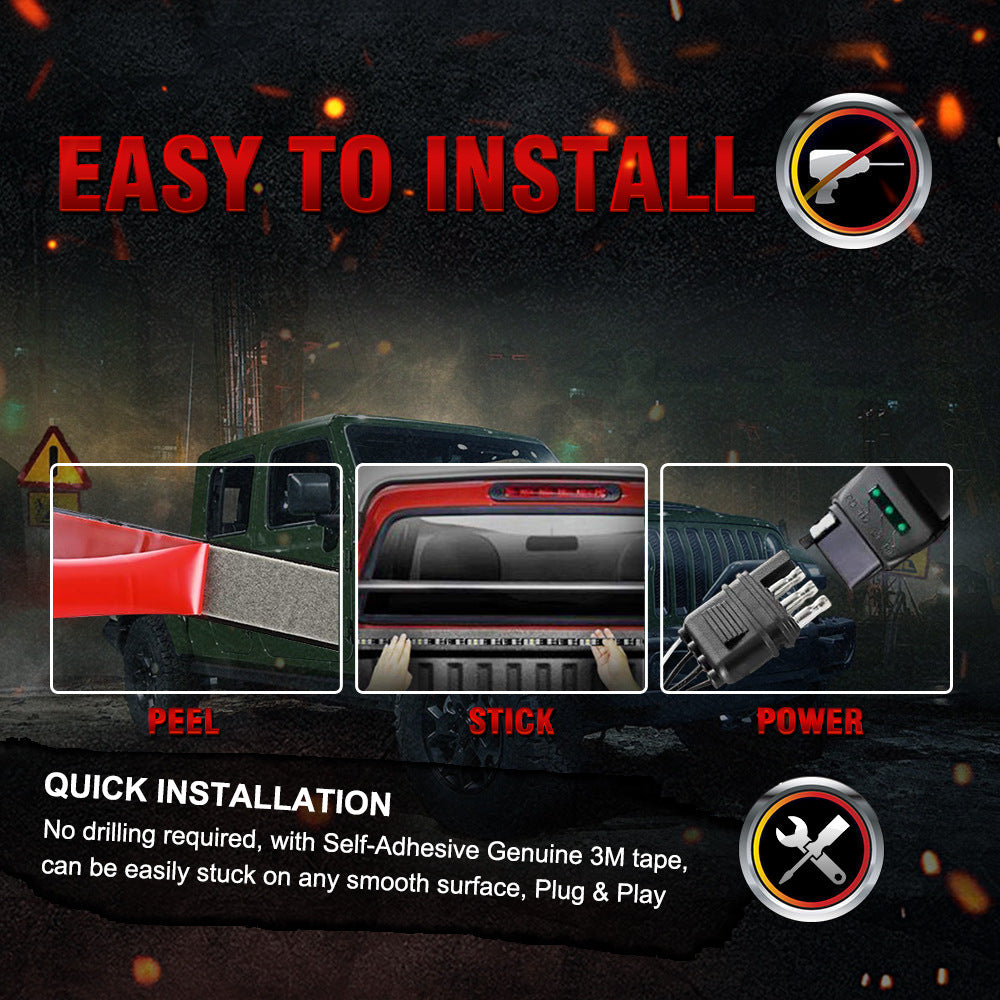 Waterproof Trucks/SUVs LED Tailgate Light Strip