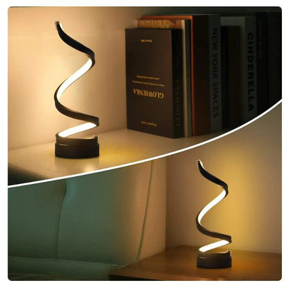 Spiral LED Table Lamp