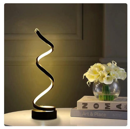 Spiral LED Table Lamp
