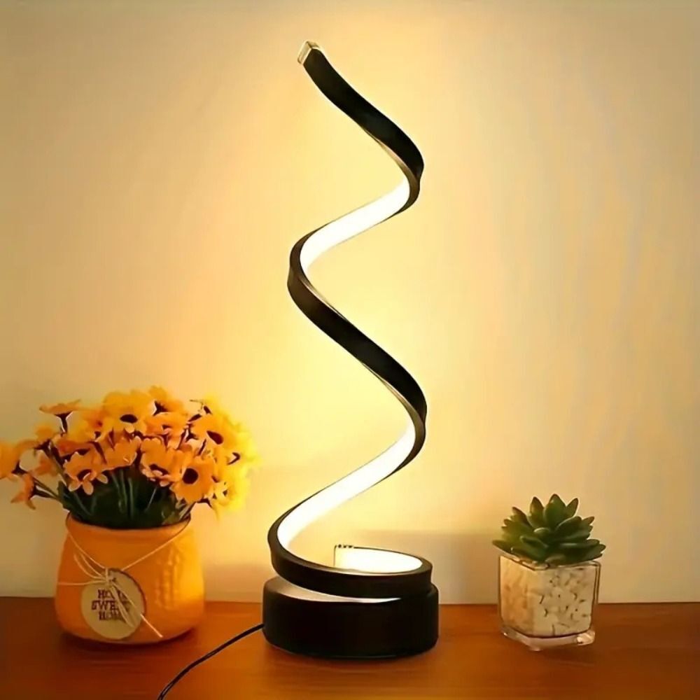 Spiral LED Table Lamp
