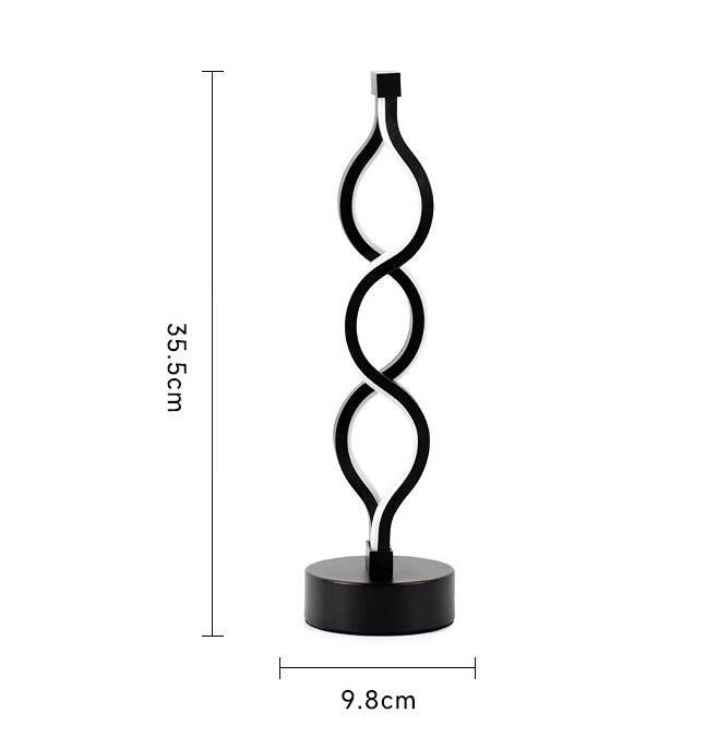 Spiral LED Table Lamp