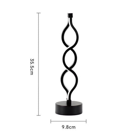 Spiral LED Table Lamp