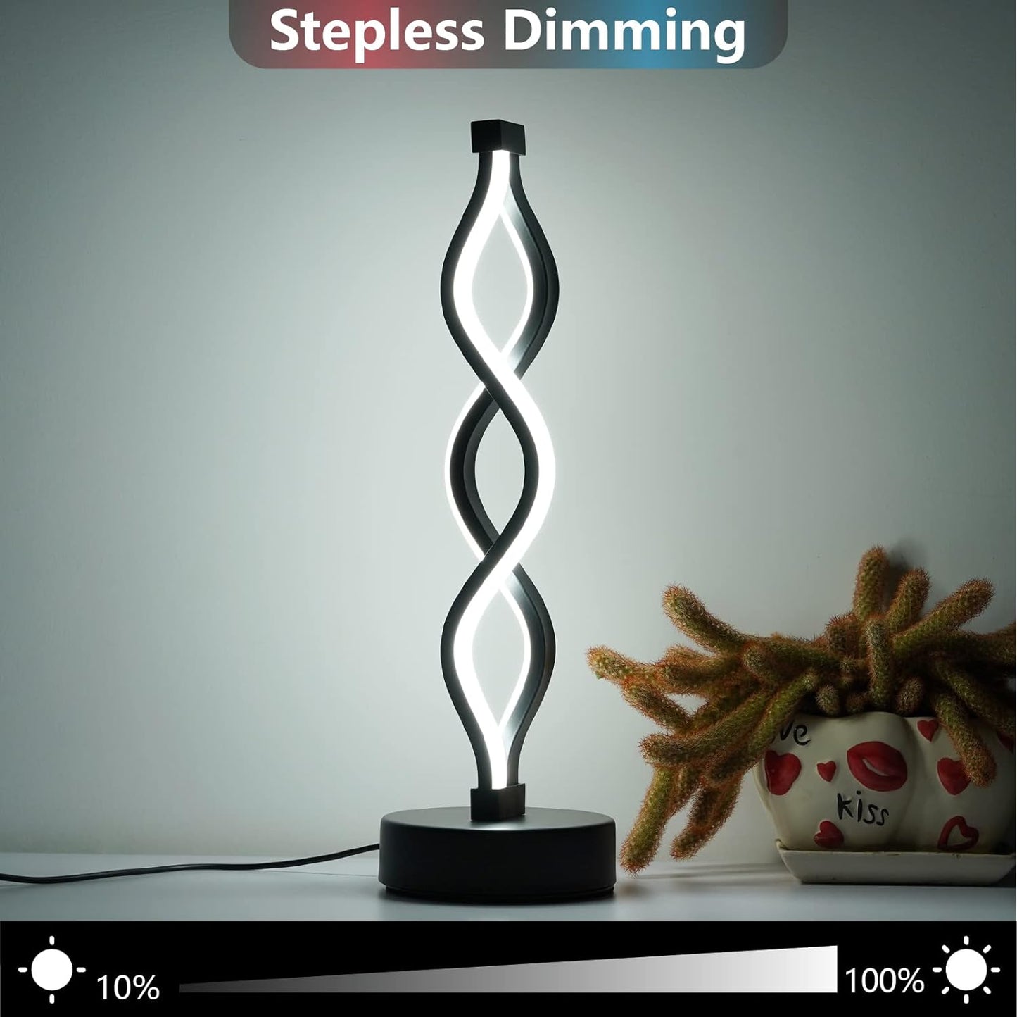 Spiral LED Table Lamp