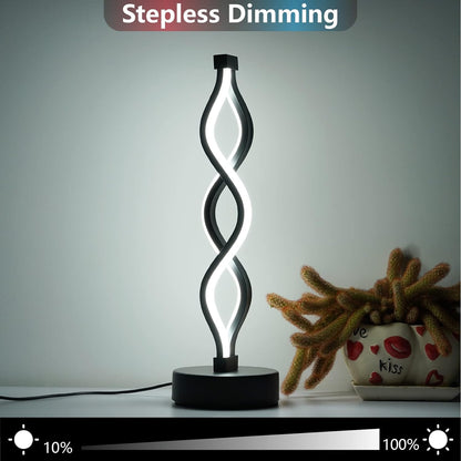 Spiral LED Table Lamp