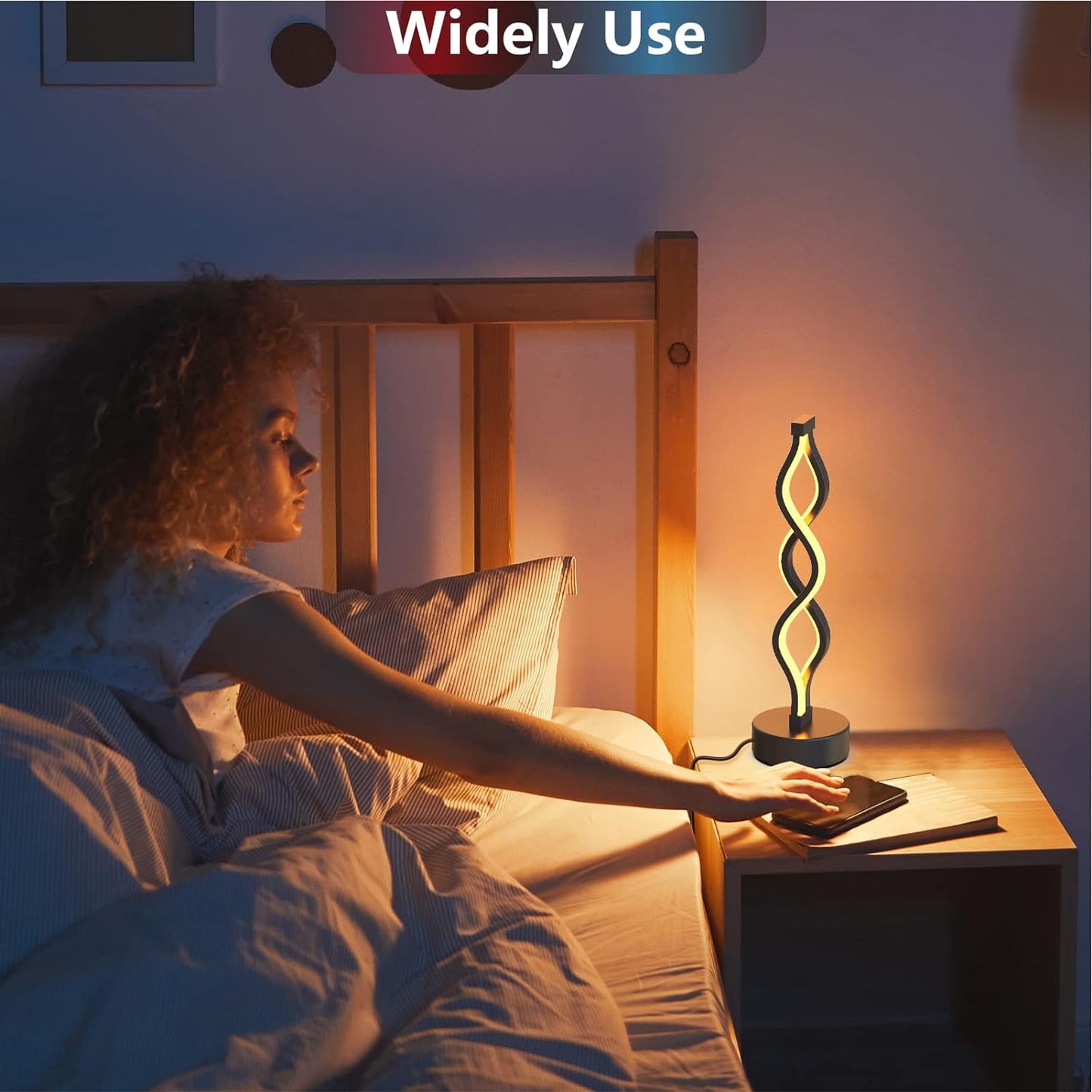 Spiral LED Table Lamp
