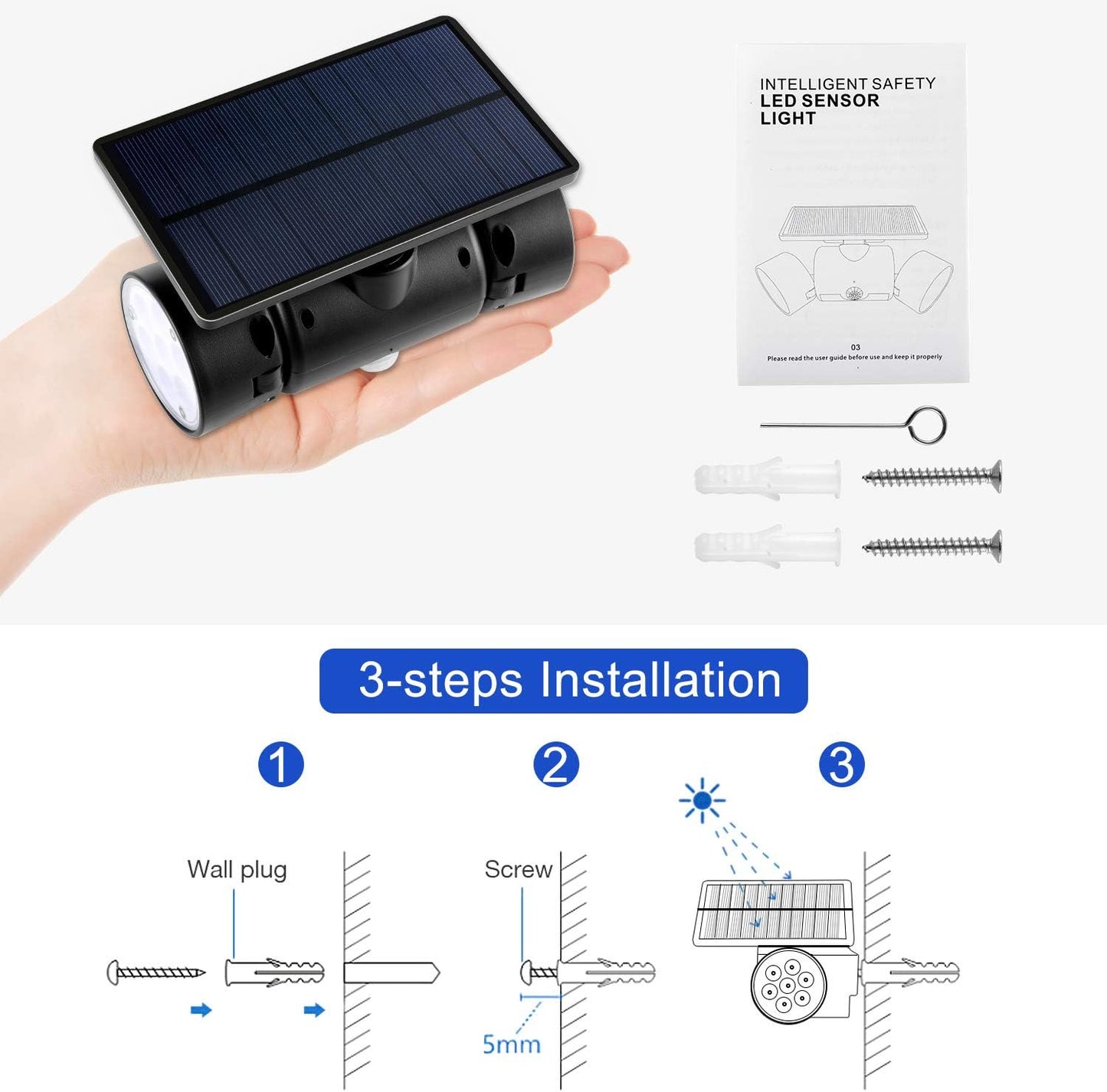 Outdoor Solar Security Lights