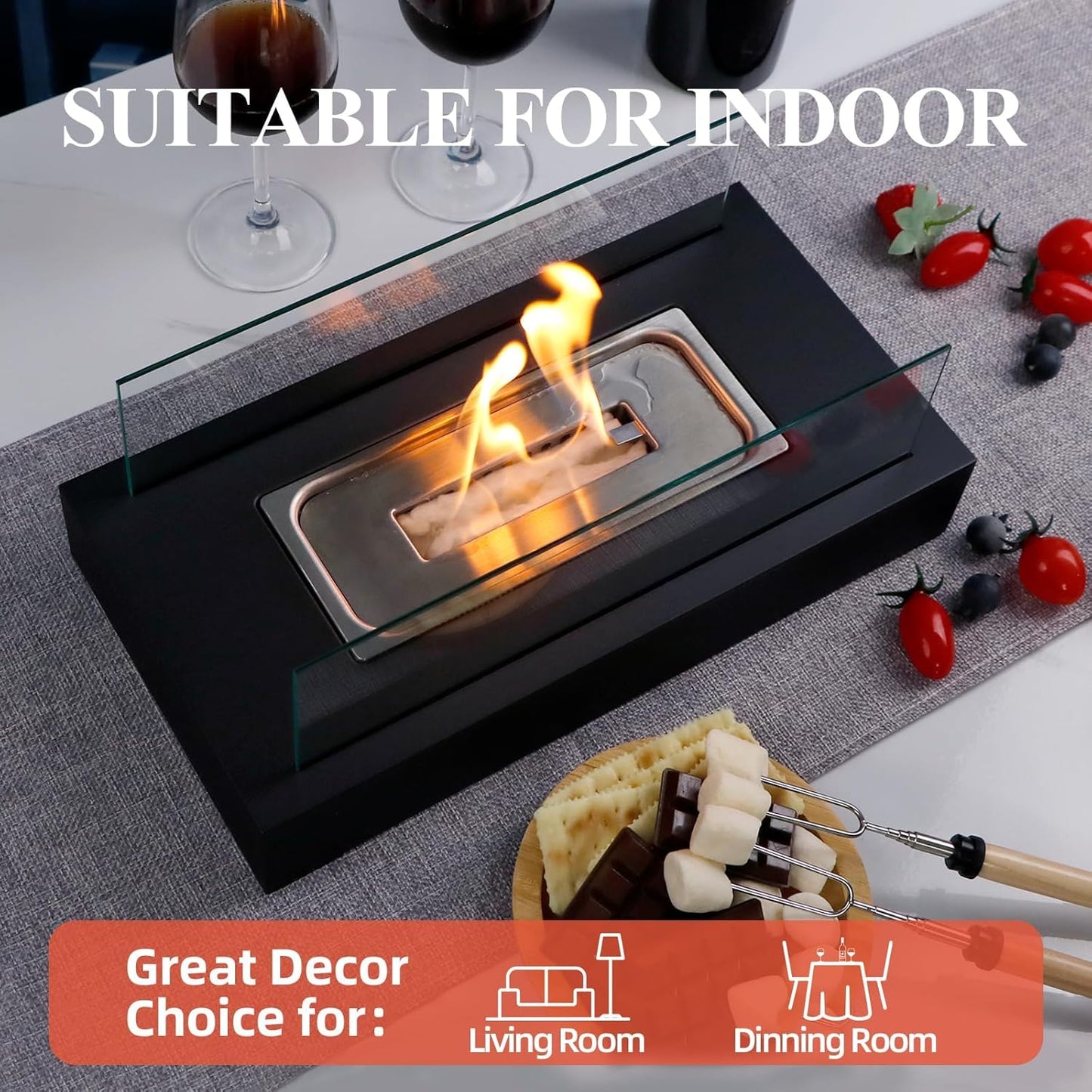 Tabletop Fire Pit Small Table Fireplace