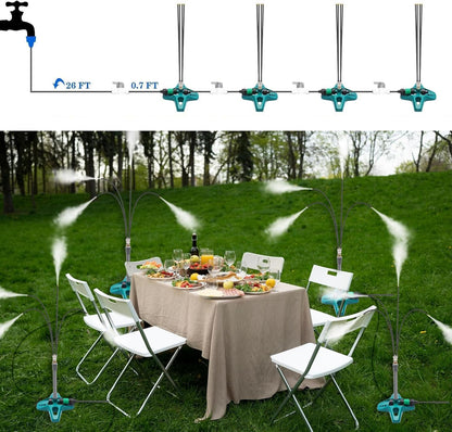 Standing Misting Cooling System