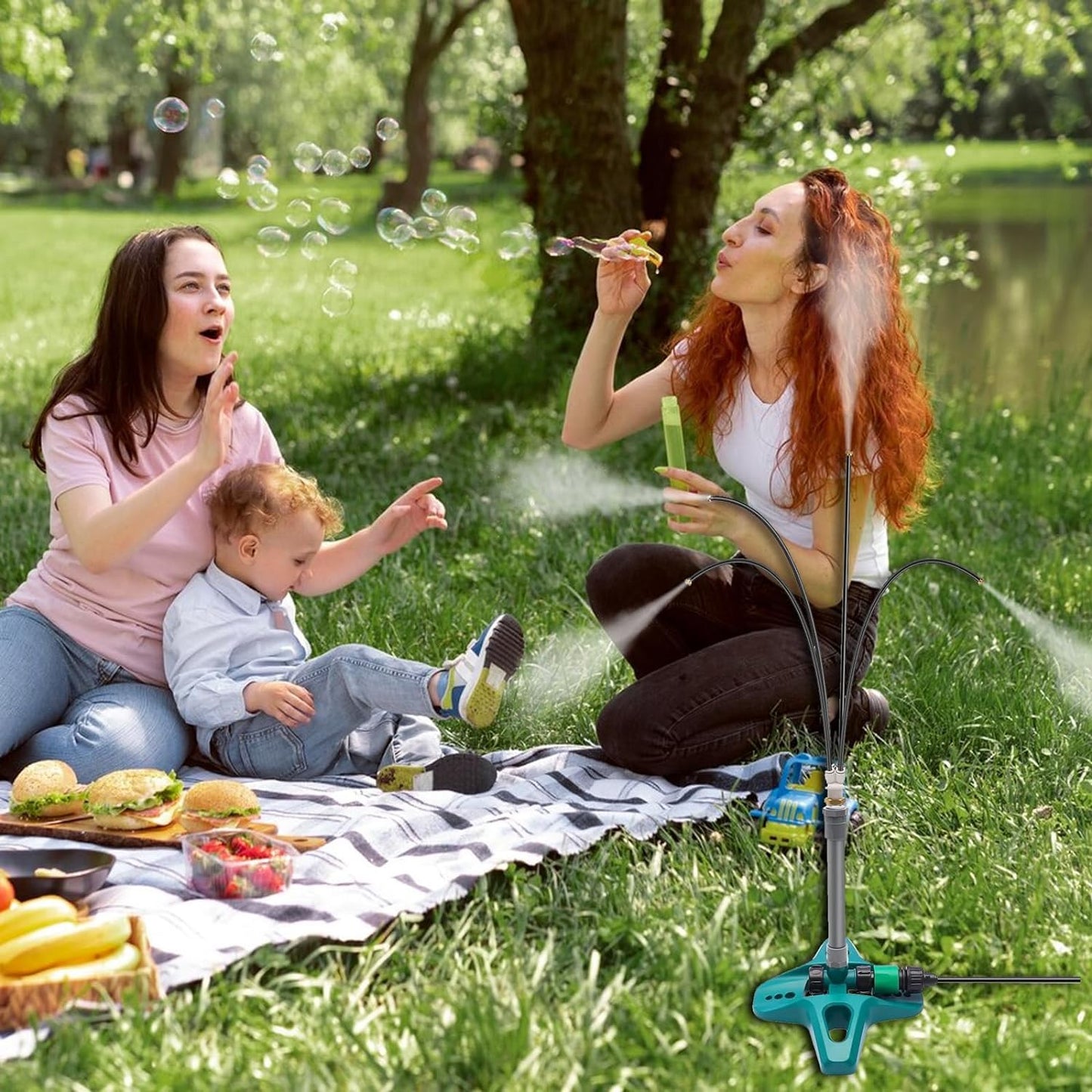 Standing Misting Cooling System