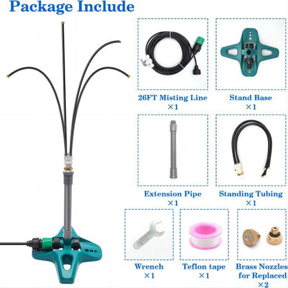 Standing Misting Cooling System