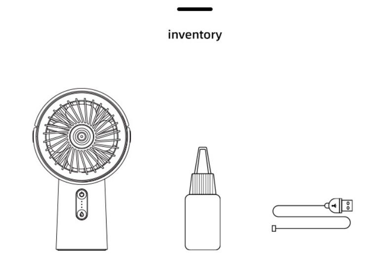 Portable Misting Fan 4000mAh Power Bank