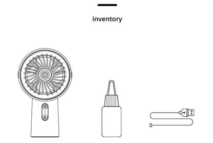 Portable Misting Fan 4000mAh Power Bank