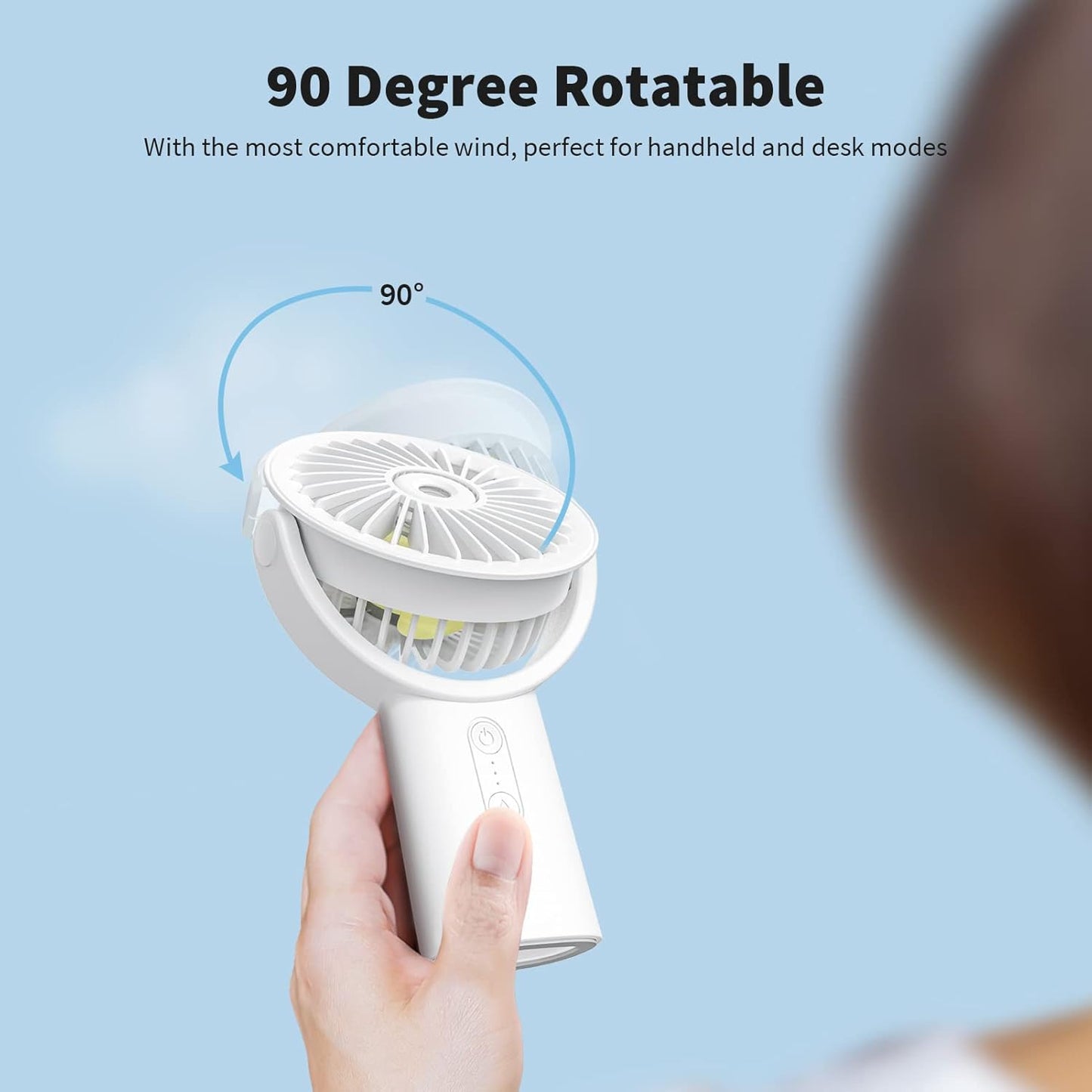 Portable Misting Fan 4000mAh Power Bank