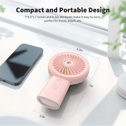 Portable Misting Fan Handheld Fan