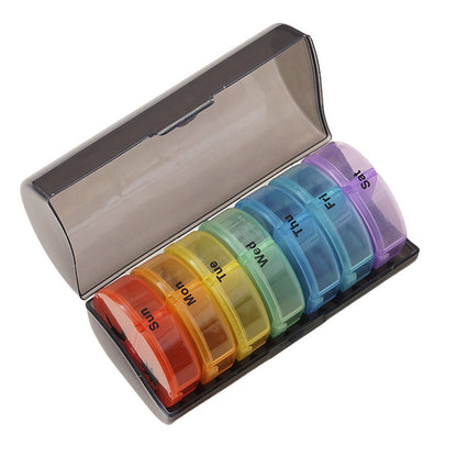 7 Day Medicine Organizer Weekly Pill Box