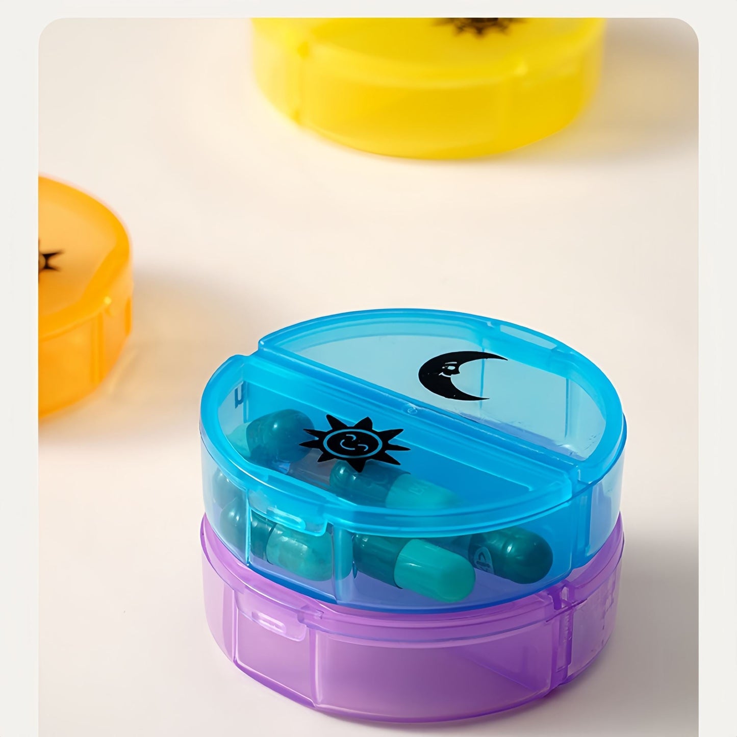 7 Day Medicine Organizer Weekly Pill Box