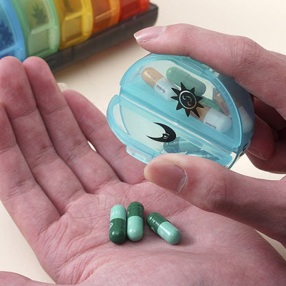 7 Day Medicine Organizer Weekly Pill Box