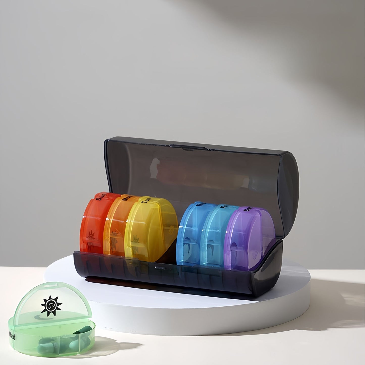 7 Day Medicine Organizer Weekly Pill Box