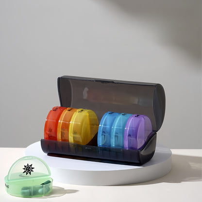 7 Day Medicine Organizer Weekly Pill Box