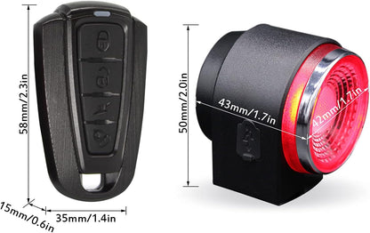 A8 Bike Anti-theft Alarm And Rear Light