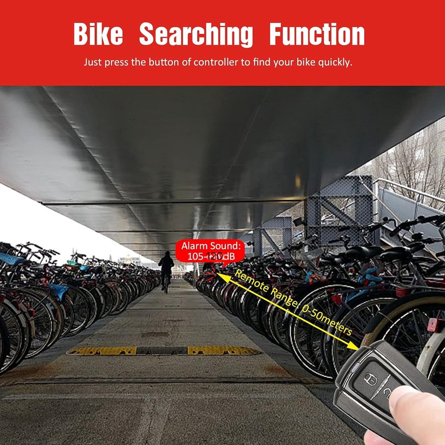 A8 Bike Anti-theft Alarm And Rear Light