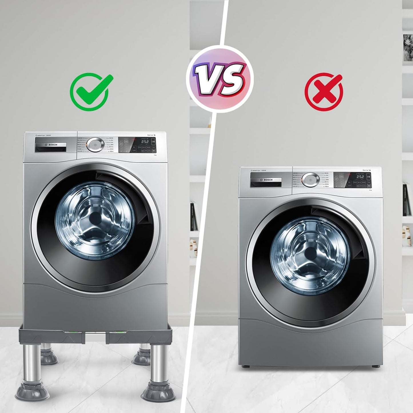 Universal Adjustable Washing Machine Stand - salelink.co.nz