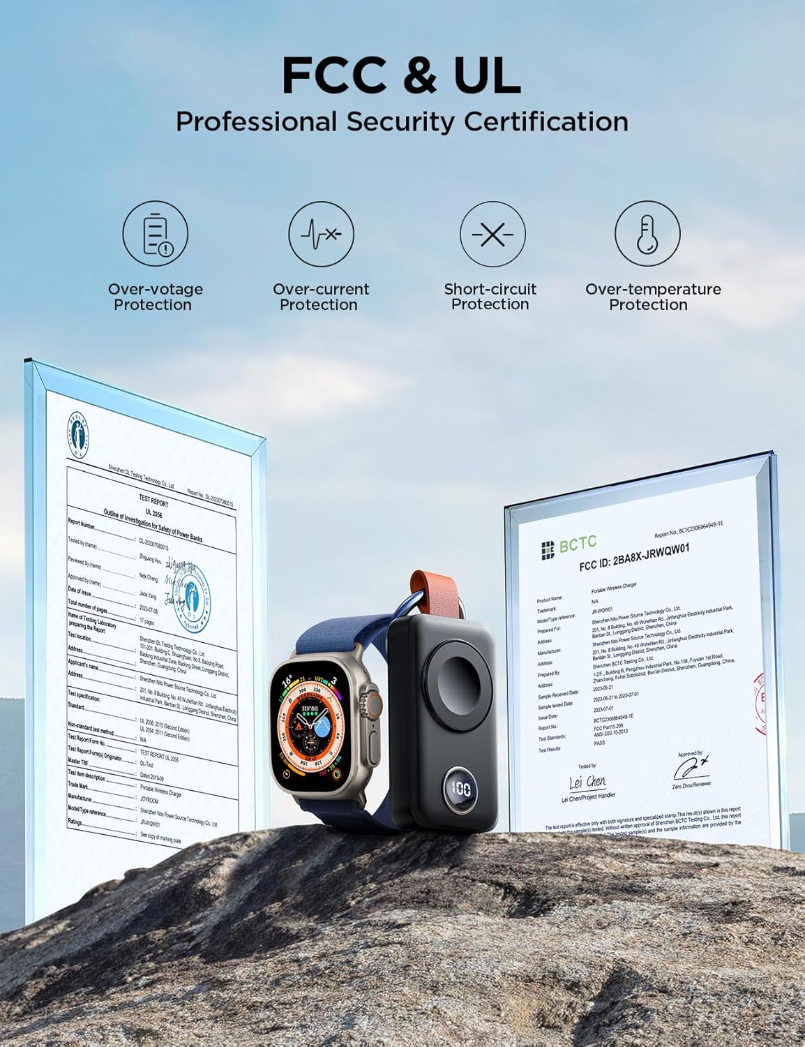 JOYROOM 2000mAh Wireless Charger For Apple Watch Black