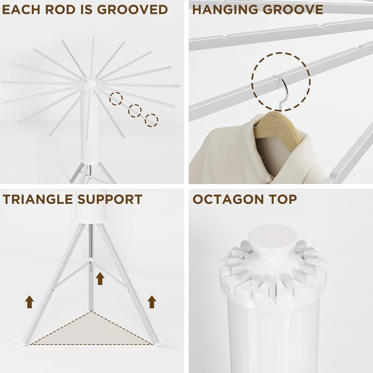 Tripod Clothes Drying Rack