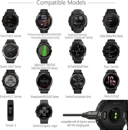 USB C Garmin Watch Charger Cable