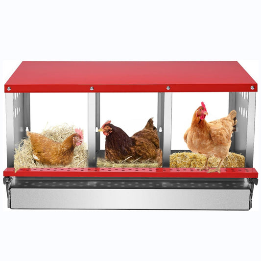 Chicken Nesting Box with 3 Holes