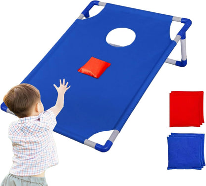 Portable Sandbag Toss Game Set Blue
