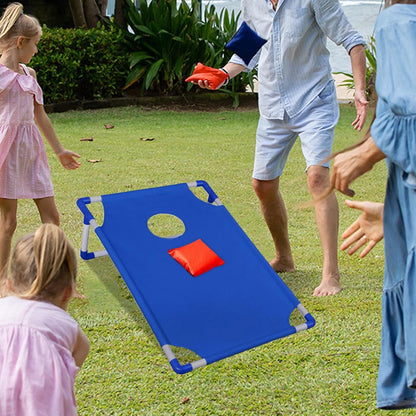 Portable Sandbag Toss Game Set Blue