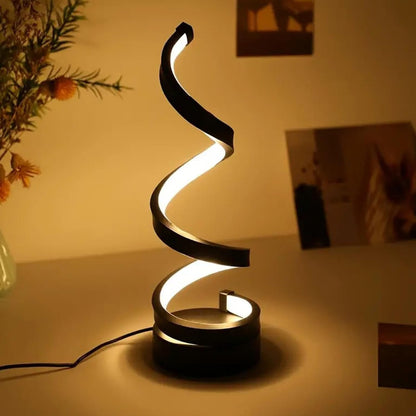 Spiral LED Table Lamp