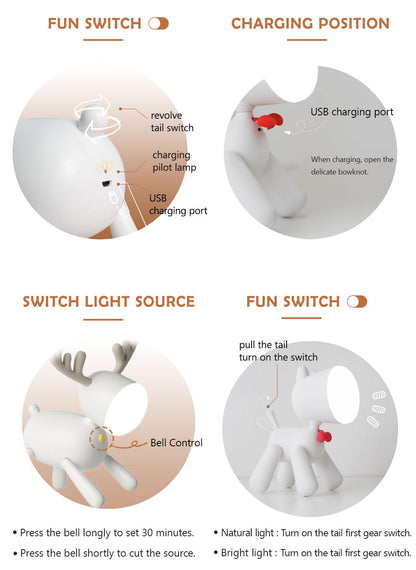Led Night Light Desk Lamp