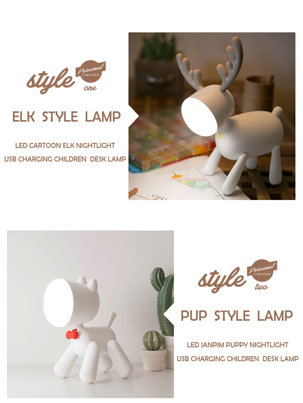 Led Rechargable Night Light Lamp
