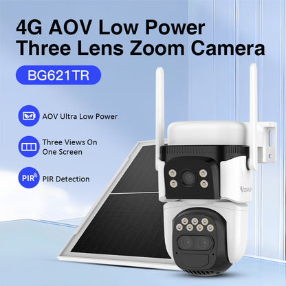 4G Solar Outdoor Security Camera