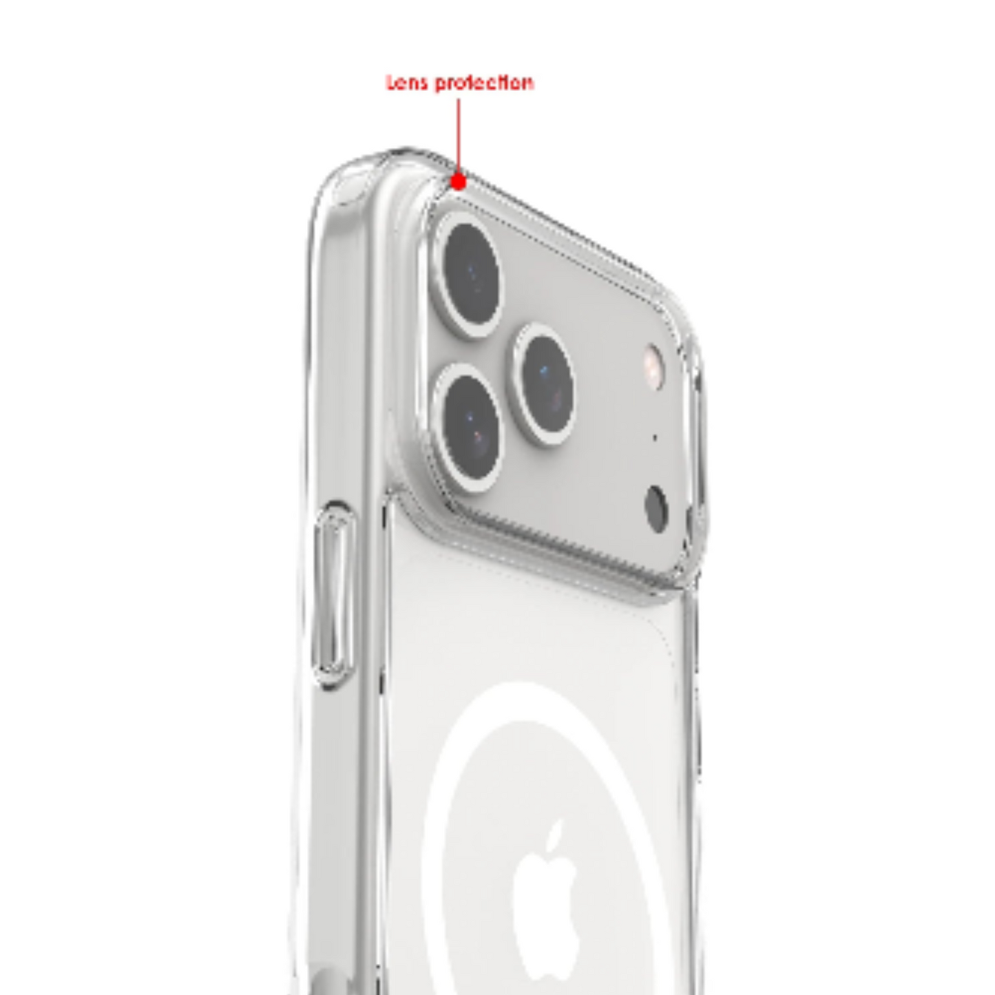 Shockproof Clear Wireless Charging Case for the iPhone 17 Series