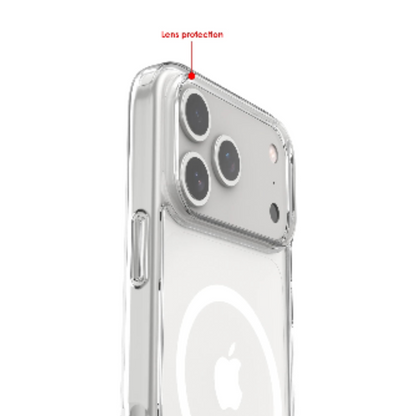 Shockproof Clear Wireless Charging Case for the iPhone 17 Series