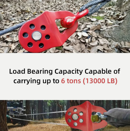 Snatch Block Pulley 6 Ton Load Capacity