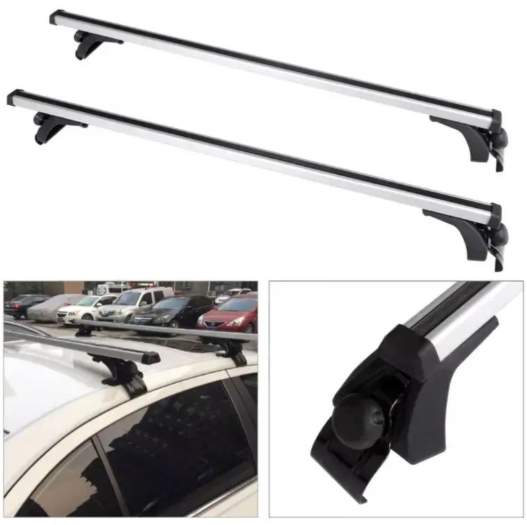 Universal Car Roof Racks Pod Aluminium Cross Bars Brackets