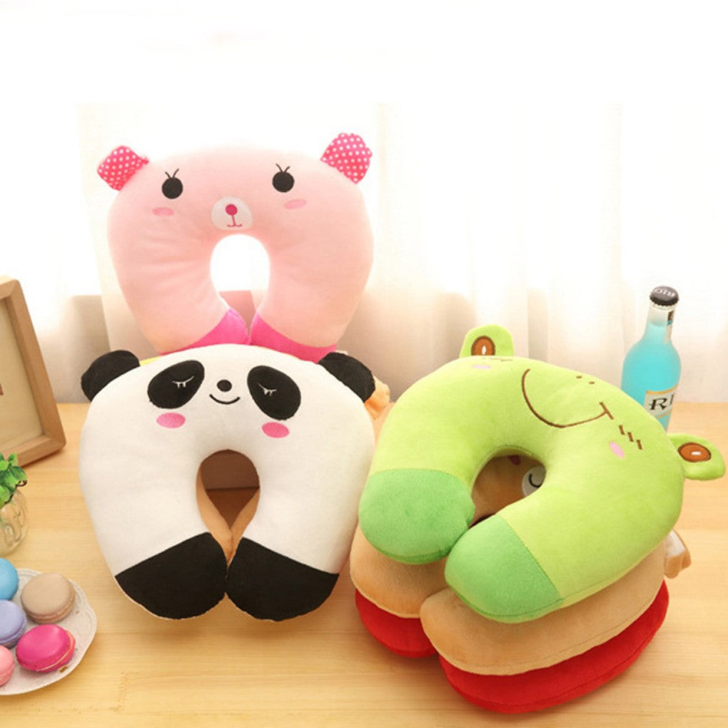 Cartoon Animal U-Shaped Pillow