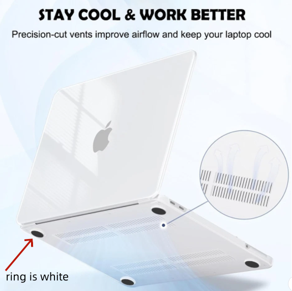 For Macbook 2026 Neo 13" A3404 PC Shell Case Cover Keyboard & Screen Protector