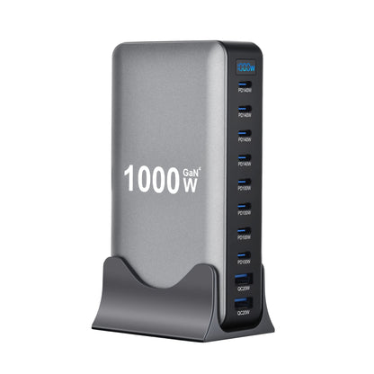 1000W 10-Port USB C Fast Charging Station Wall Adapter