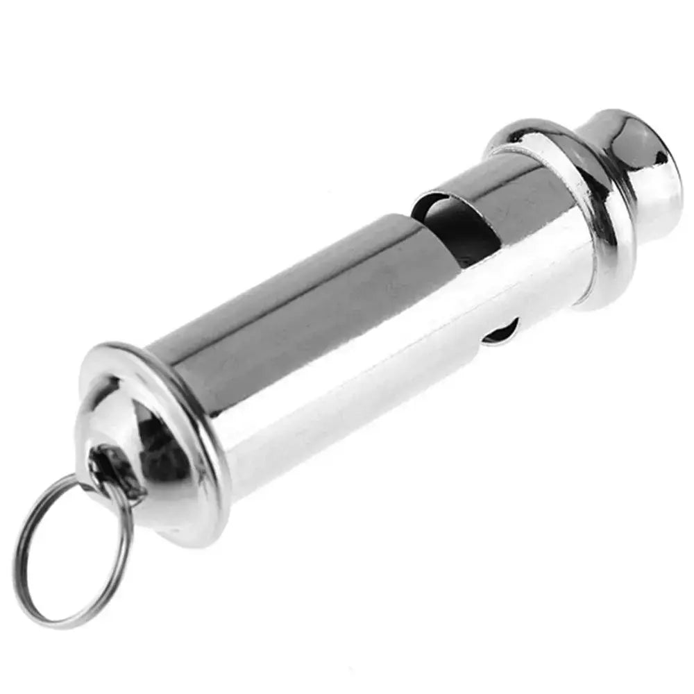 Stainless Steel Metal Whistle with Lanyard
