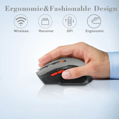 2.4G Wireless Gaming Mouse – 1600DPI